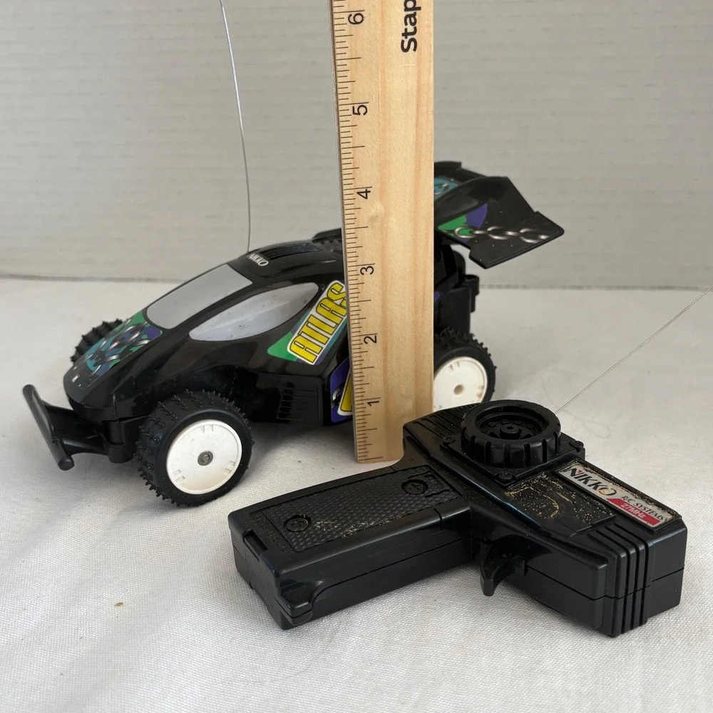 Vintage Nikko Atlas 6 and Panther Turbo Racer RC Car Lot with Controllers‎ 27MHz